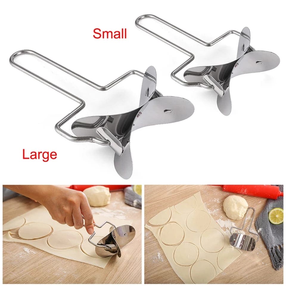 Dumpling Mold, Stainless Steel Dumpling Skin Cutter, Stainless Steel Dumpling Wraper, Dough Circle Roller Machine, Press Mold Kitchen Accessories Dumpling Mold, Stainless Steel Dumpling Skin Cutter, Stainless Steel Dumpling Wraper, Dough Circle Roller Machine, Press Mold Kitchen Accessories